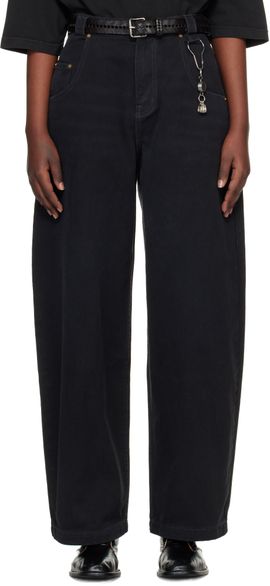 WILLY CHAVARRIA WILLY CHAVARRIA Black Bad Girl Jeans