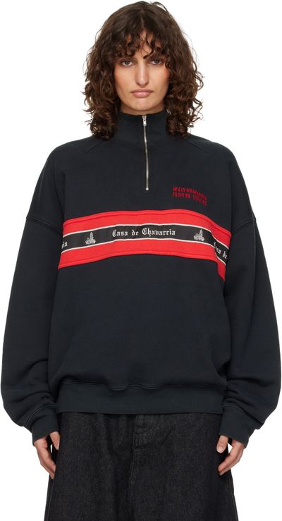WILLY CHAVARRIA WILLY CHAVARRIA Black 'Casa De Chavarria' Gilroy Sweatshirt