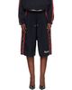 WILLY CHAVARRIA WILLY CHAVARRIA Black 'Casa De Chavarria' Orale Track Shorts - 1