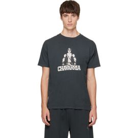 WILLY CHAVARRIA WILLY CHAVARRIA Black 'Leather Daddy' Easy T-shirt