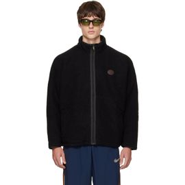 WILLY CHAVARRIA WILLY CHAVARRIA Black Reversible 'Willy' Fleece Jacket