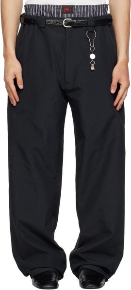 WILLY CHAVARRIA WILLY CHAVARRIA Black Toluca Trousers