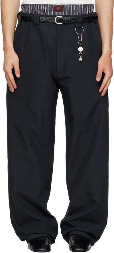 WILLY CHAVARRIA WILLY CHAVARRIA Black Toluca Trousers
