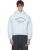 WILLY CHAVARRIA WILLY CHAVARRIA Blue 'Chavarria Community Center' Shrunken PO Hoodie - 1