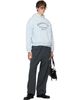 WILLY CHAVARRIA WILLY CHAVARRIA Blue 'Chavarria Community Center' Shrunken PO Hoodie - 4