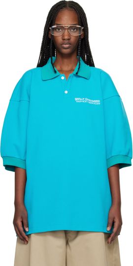 WILLY CHAVARRIA WILLY CHAVARRIA Blue Football Polo