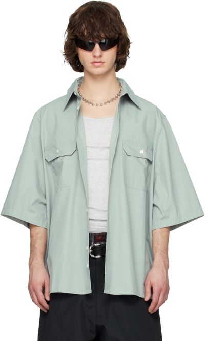 WILLY CHAVARRIA WILLY CHAVARRIA Blue SS Corcoran Shirt