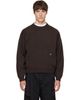 WILLY CHAVARRIA WILLY CHAVARRIA Brown 'Chavarria' Embroidered Sweater - 1