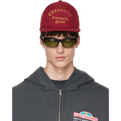 WILLY CHAVARRIA WILLY CHAVARRIA Burgundy 'Chavarria Community Center' Cap