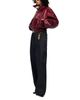 Willy Chavarria Willy Chavarria Cropped Leather Bomber Jacket - 4