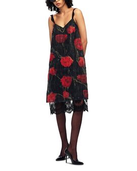 Willy Chavarria Willy Chavarria Fondo Floral Slip Dress