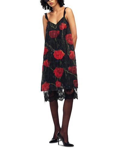 Willy Chavarria Willy Chavarria Fondo Floral Slip Dress