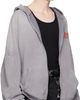 WILLY CHAVARRIA WILLY CHAVARRIA Gray 'CCC' Hooligan Zip Through Hoodie - 2