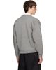 WILLY CHAVARRIA WILLY CHAVARRIA Gray 'Chavarria' V-Neck Sweater - 3