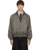 WILLY CHAVARRIA WILLY CHAVARRIA Gray Ruff Rider Track Jacket - 1