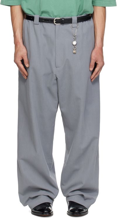 WILLY CHAVARRIA WILLY CHAVARRIA Gray Toluca Trousers
