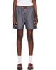 WILLY CHAVARRIA WILLY CHAVARRIA Gray Willy Woven Boxer Shorts - 1