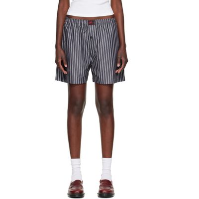 WILLY CHAVARRIA WILLY CHAVARRIA Gray Willy Woven Boxer Shorts