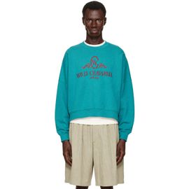 WILLY CHAVARRIA WILLY CHAVARRIA Green OS Chavantino Hooligan Crewneck