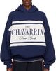 WILLY CHAVARRIA WILLY CHAVARRIA Navy 'Chavarria' Stripe Gilroy Hoodie - 1