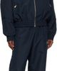WILLY CHAVARRIA WILLY CHAVARRIA Navy Ruff Rider Track Pants - 4