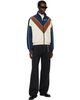WILLY CHAVARRIA WILLY CHAVARRIA Off-White & Navy 'Bad Boy' Track Jacket - 4