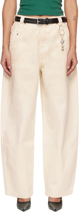 WILLY CHAVARRIA WILLY CHAVARRIA Off-White 'Bad Girl' Jeans