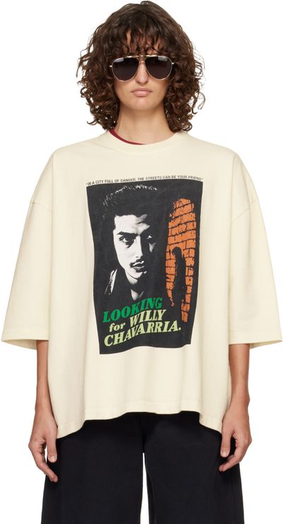 WILLY CHAVARRIA WILLY CHAVARRIA Off-White 'Looking For Willy' Northsider T-shirt