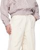 WILLY CHAVARRIA WILLY CHAVARRIA Off-White Stockton Double Knee Trousers - 4