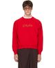 WILLY CHAVARRIA WILLY CHAVARRIA Red 'Diablo' Raglan Standard Sweatshirt - 1