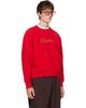 WILLY CHAVARRIA WILLY CHAVARRIA Red 'Diablo' Raglan Standard Sweatshirt - 2