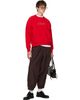 WILLY CHAVARRIA WILLY CHAVARRIA Red 'Diablo' Raglan Standard Sweatshirt - 4