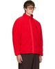 WILLY CHAVARRIA WILLY CHAVARRIA Red Reversible 'Willy' Fleece Jacket - 2