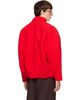 WILLY CHAVARRIA WILLY CHAVARRIA Red Reversible 'Willy' Fleece Jacket - 3
