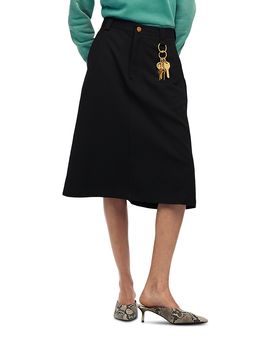Willy Chavarria Willy Chavarria Uniform Straight Skirt