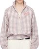WILLY CHAVARRIA WILLY CHAVARRIA White & Red Ruff Rider Track Jacket - 1
