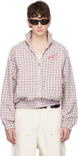 WILLY CHAVARRIA WILLY CHAVARRIA White & Red Ruff Rider Track Jacket