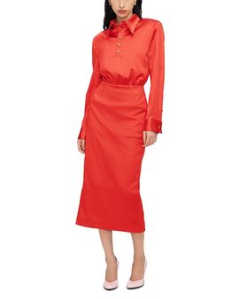Willy Chavarria Willy Chavarria Woven Polo Dress