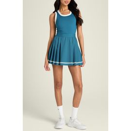 WILSON WILSON Contrast Scoop Neck Minidress