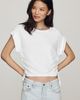 Wilt 100% Cotton Ruched Tee - 1
