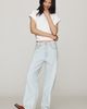 Wilt 100% Cotton Ruched Tee - 2