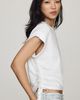 Wilt 100% Cotton Ruched Tee - 4