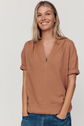 Wilt 100% Cotton V-Neck Top