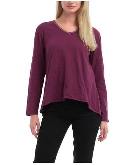 Wilt Wilt Clothing Metallic Thread V-Neck Tee