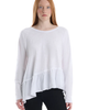WILT Clothing WILT Clothing Raglan Long Sleeve Asymmetric Peplum Hem Tee - 1