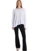 WILT Clothing WILT Clothing Raglan Long Sleeve Asymmetric Peplum Hem Tee - 2