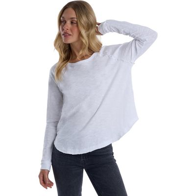 WILT Clothing WILT Clothing Raglan Long Sleeve Tee with Ruffle Detail