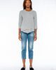 WILT Clothing WILT Clothing Shrunken Crew 3/4 Sleeve Mock Layer Tee - 3