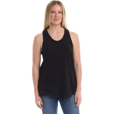 WILT Clothing WILT Clothing Shrunken Mock Hem Shirttail Tank