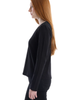 WILT Clothing WILT Clothing V-Neck Long Sleeve Mixed Media Tee with Lace - 4